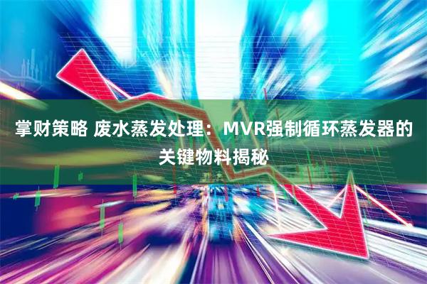 掌财策略 废水蒸发处理：MVR强制循环蒸发器的关键物料揭秘